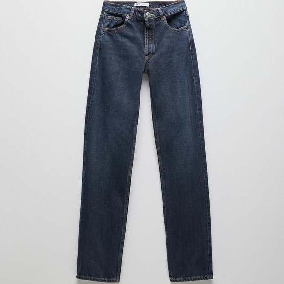 Denim Zara Mid-Waist Straight Leg Jeans (NWT)